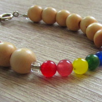 Pride Bracelet - light wood  - Thumbnail 2
