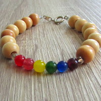 Pride Bracelet - light wood  - Thumbnail 3