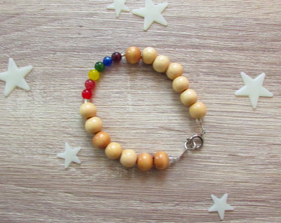 Pride Bracelet - light wood 