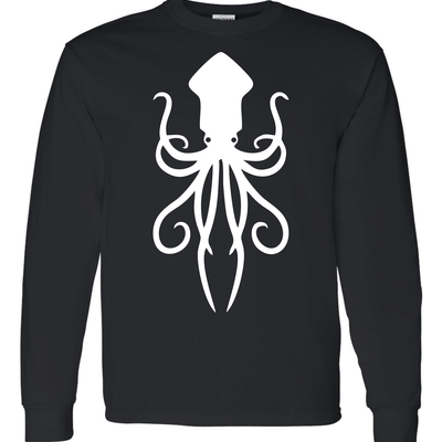 Giant squid crew neck sweatshirt  # 3002