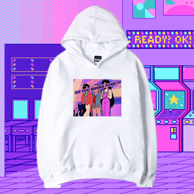 DO YOU WANNA FUNK HOODIE (WHITE)