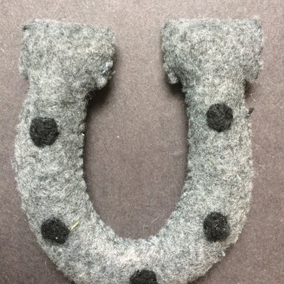 'the horseshoe' custom catnip toy!