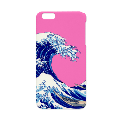Pink kanagawa waves iphone case - Thumbnail 5
