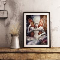 Hannah Ben Shurlamp fantasy character sci-fi steam punk space opera Art Print - Thumbnail 1