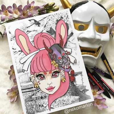 Fujin usagi akuma - prints