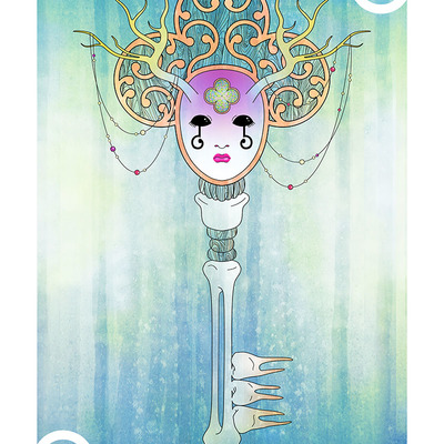 Playing card art: aces