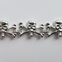 Silver Skull & Crossbones Bracelet-1