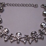 Silver Skull & Crossbones Bracelet-2