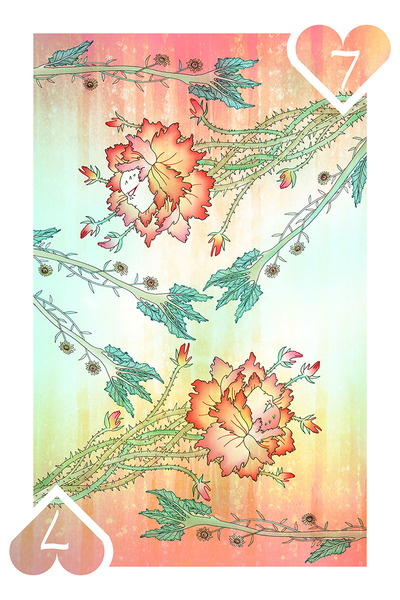 Playing Card Art: Sevens