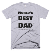 World's Best Dad - World's Worst Jokes Short sleeve men's t-shirt - Thumbnail 1