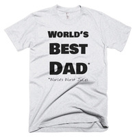 World's Best Dad - World's Worst Jokes Short sleeve men's t-shirt - Thumbnail 3