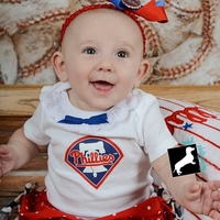 Girls New York Yankee's Outfit, Baby Girls Yankees Coming Home Outfit, Yankee's Baby Shower Gift, Toddlers - Thumbnail 2