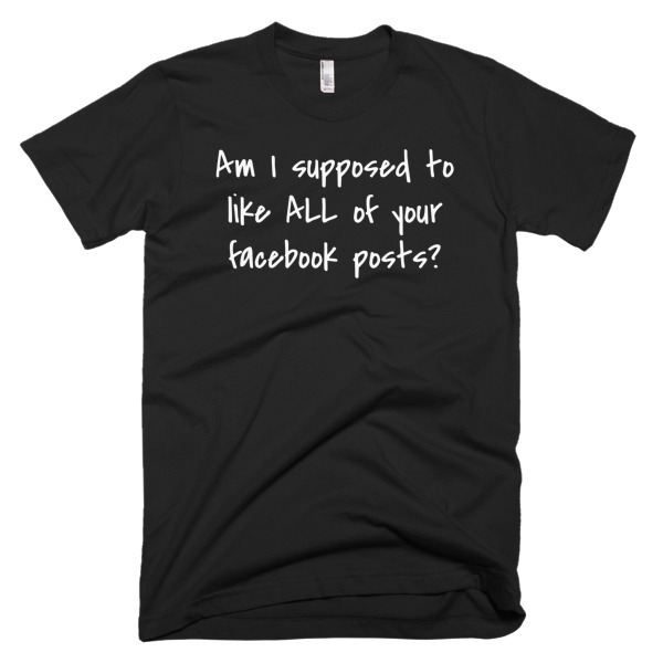 Facebook Posts Short sleeve men's t-shirt