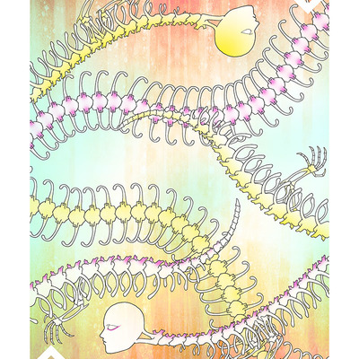 Playing card art: sixes