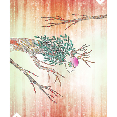 Playing card art: threes - Thumbnail 3