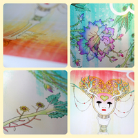 Playing Card Art: Threes - Thumbnail 4