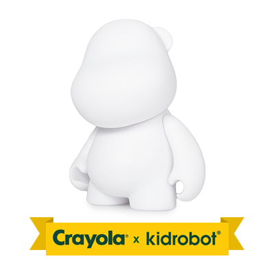 Kidrobot x crayola 4" diy mini bub