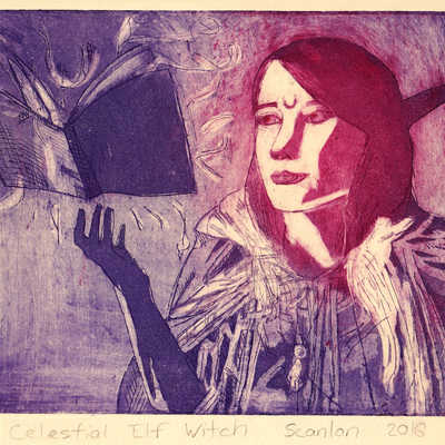 Celestial elf witch