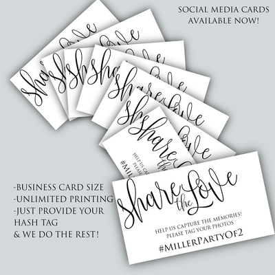 Social Media Scatter Cards
