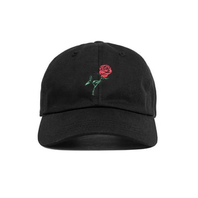 Rose hat black