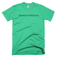 Teacher's Edition Short sleeve men's t-shirt - Thumbnail 4