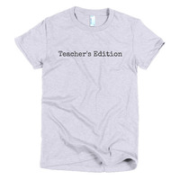 Teacher's Edition Short sleeve women's t-shirt - Thumbnail 1
