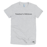 Teacher's Edition Short sleeve women's t-shirt - Thumbnail 3