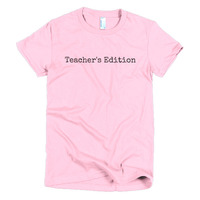 Teacher's Edition Short sleeve women's t-shirt - Thumbnail 6