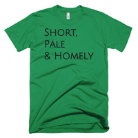 Short, Pale, and Homely Short sleeve men's t-shirt - Thumbnail 3