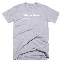 Fill in the Blank Short sleeve men's t-shirt - Thumbnail 3