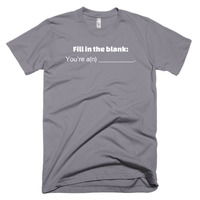 Fill in the Blank Short sleeve men's t-shirt - Thumbnail 4