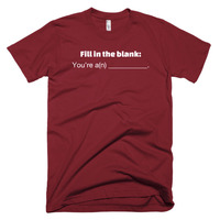 Fill in the Blank Short sleeve men's t-shirt - Thumbnail 7