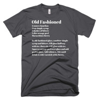 Old Fashioned Drink Recipe Short sleeve men's t-shirt - Thumbnail 1