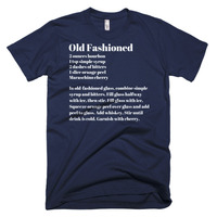 Old Fashioned Drink Recipe Short sleeve men's t-shirt - Thumbnail 2