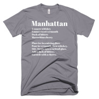 Manhattan Drink Recipe Short sleeve men's t-shirt - Thumbnail 4