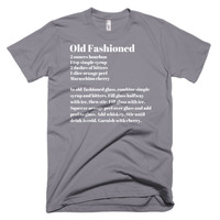 Old Fashioned Drink Recipe Short sleeve men's t-shirt - Thumbnail 4