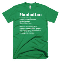 Manhattan Drink Recipe Short sleeve men's t-shirt - Thumbnail 5