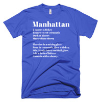 Manhattan Drink Recipe Short sleeve men's t-shirt - Thumbnail 6