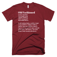 Old Fashioned Drink Recipe Short sleeve men's t-shirt - Thumbnail 7