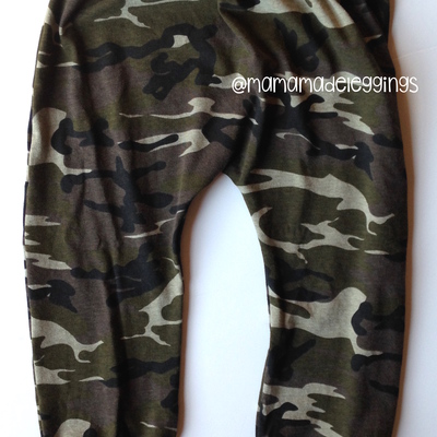 Camo harem pants