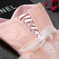 Cute pink sweetheart neck short prom dress,pink evening dresses - Thumbnail 4