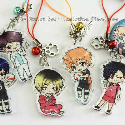 Haikyuu charms