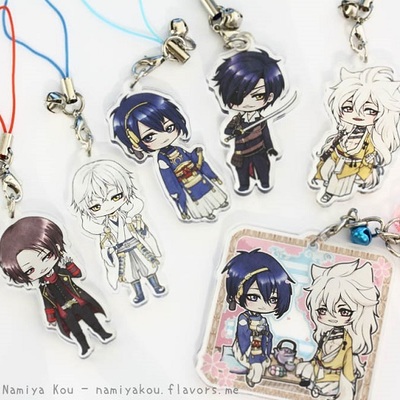 Touken ranbu chibi charms