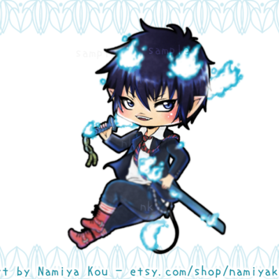 Blue exorcist charm