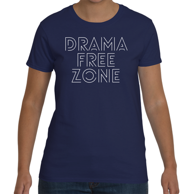 Drama free zone tee (f)