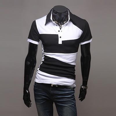 Patched Colors Polo Shirt