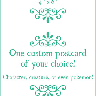 [custom] postcard 4" x 6"