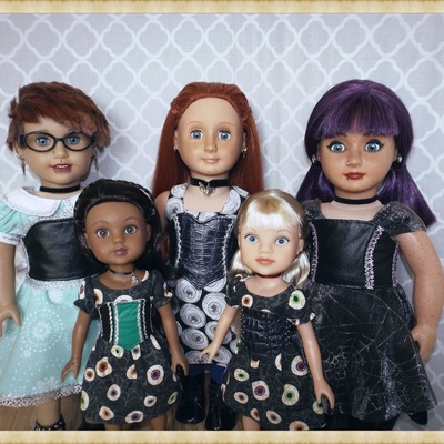 Classic corsets for 14 inch dolls fits wellie wishers, h4h, les cheries, etc.