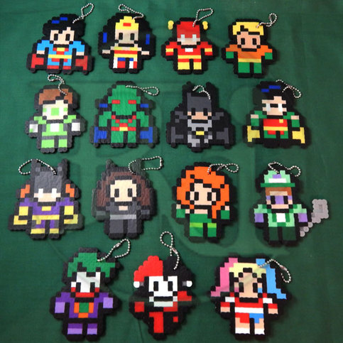 DC characters (keychain)