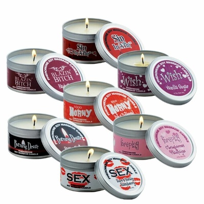 Scented Massage Oil Candles